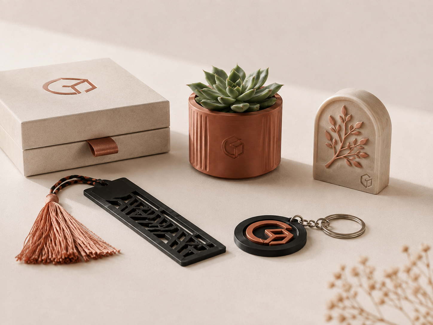 Kit de presentes Cria3D com peças em impressão 3D
